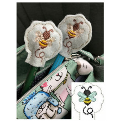 Stickdatei - ITH Stifteaufsatz Biene